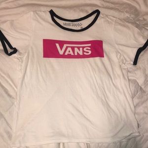 Pink and Black Vans T-shirt